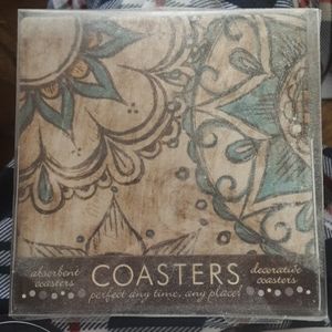 Absorbent coasters